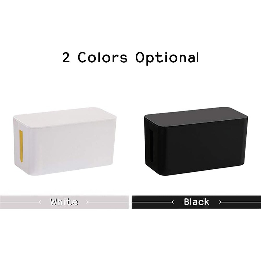 Cable Management Boxes Organizer Set of 3 - Hide & Cover Power Strips