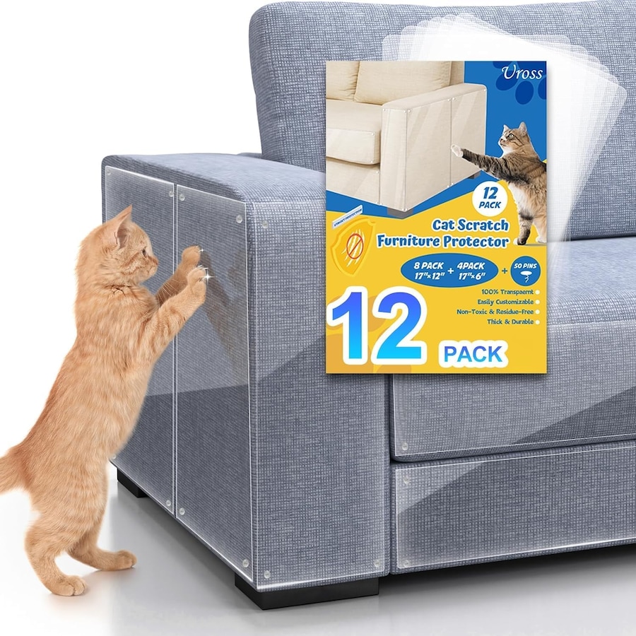 Cat Furniture Protector - 12 Pack Couch Corner Sofa Guards for Cats