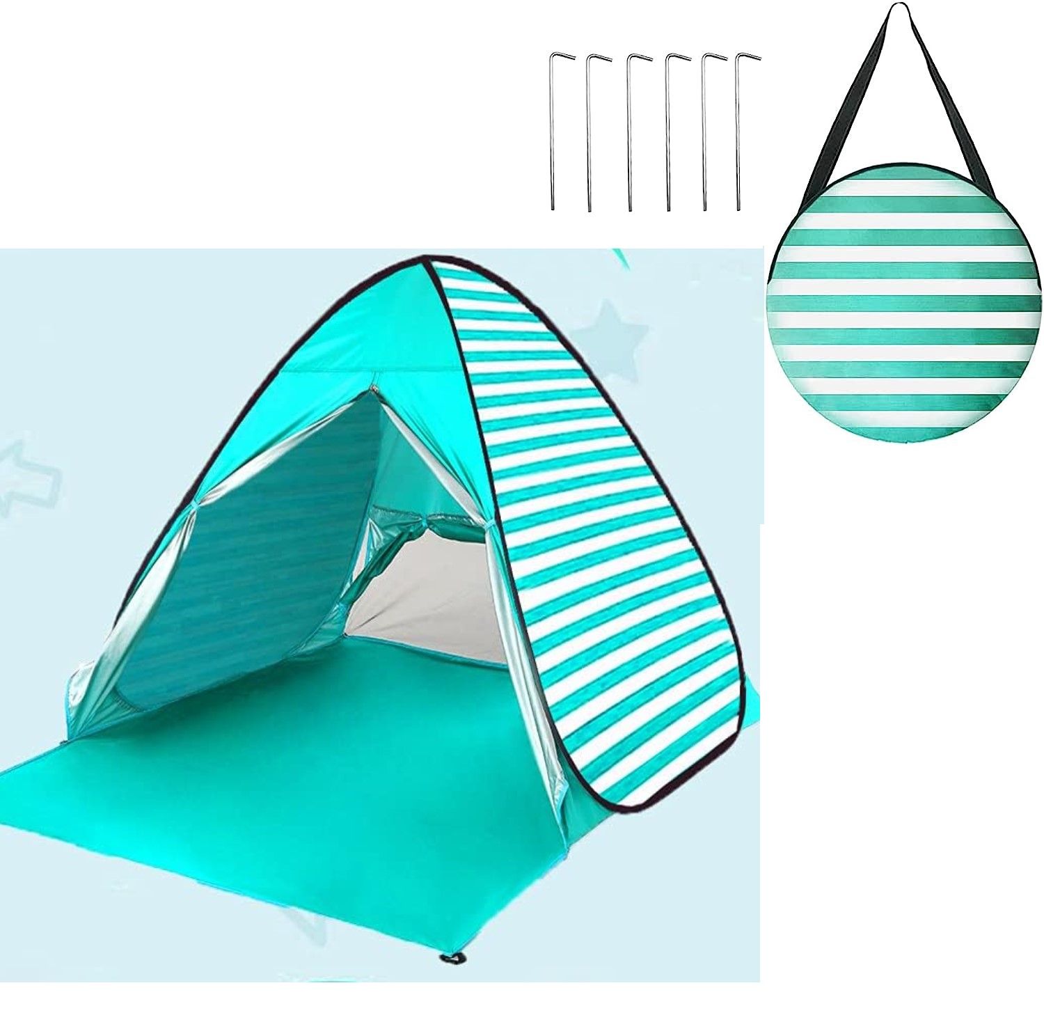 Pop up beach outlet umbrella