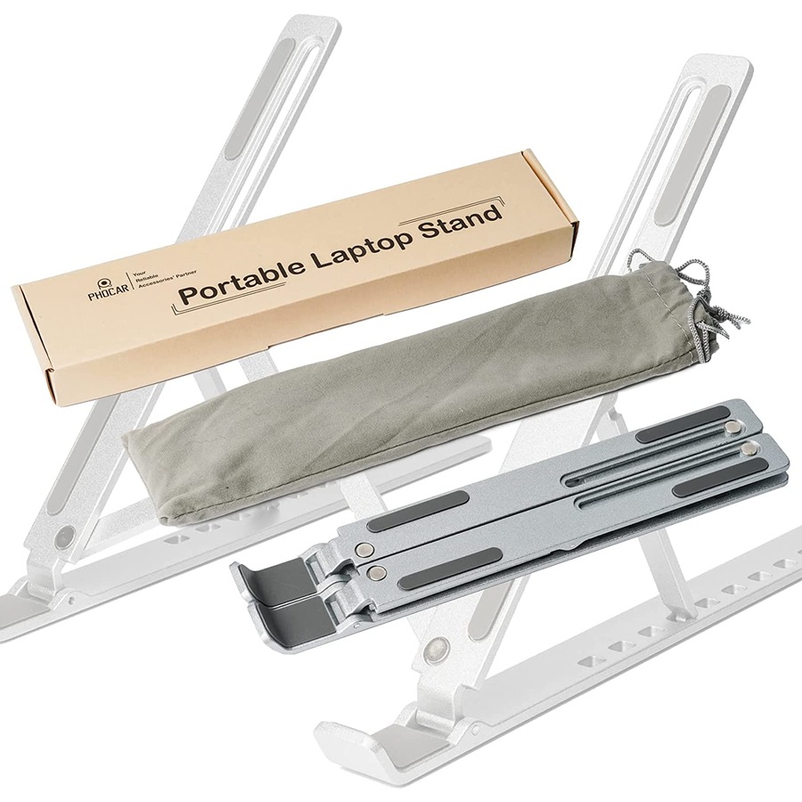 Ergonomic Laptop Stand Portable Holder Adjustable Riser MacBook Air Pro iPad Dell HP