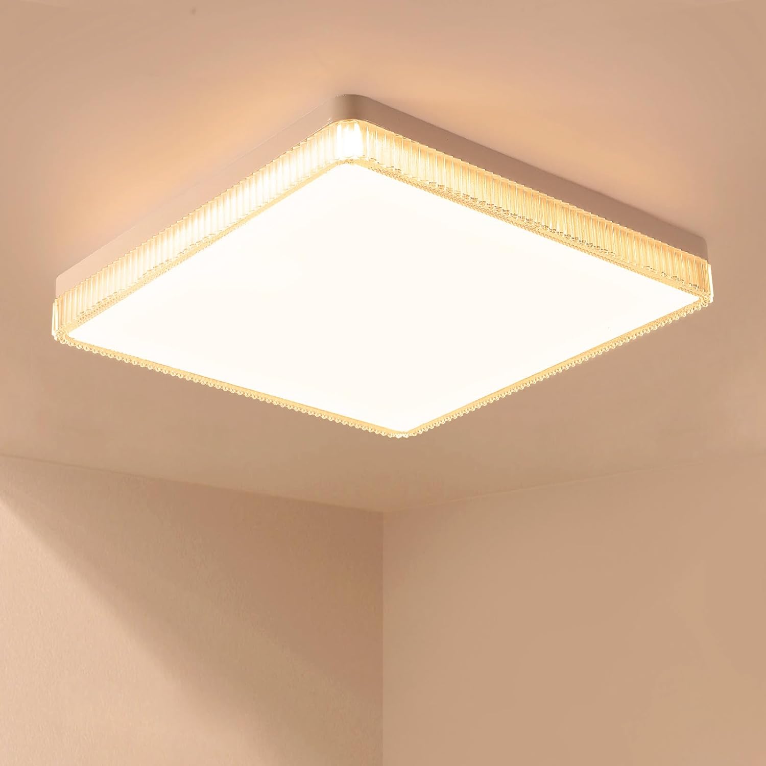 Square flush online mount led light