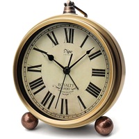 Golden Metal Retro Alarm 