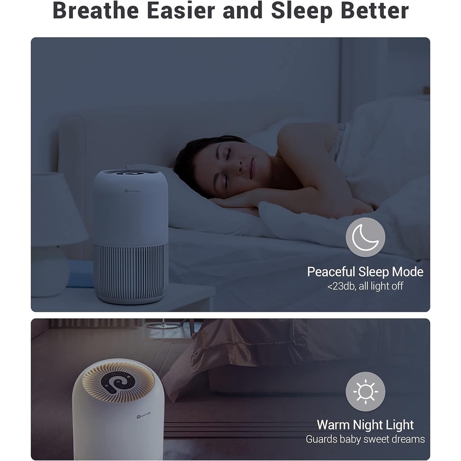 HEPA Air Purifier Home Smoker Office