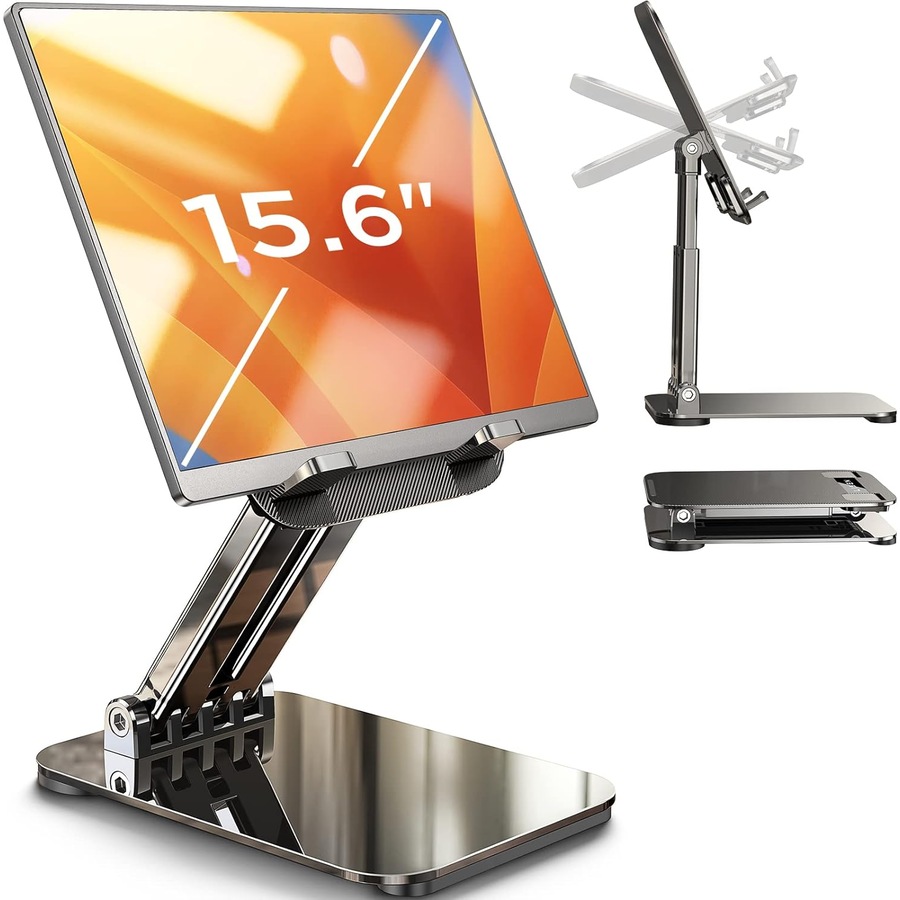 iPad Stand Holder Adjustable Tablet Stand for Desk Portable Monitor Stand Tablet Holder