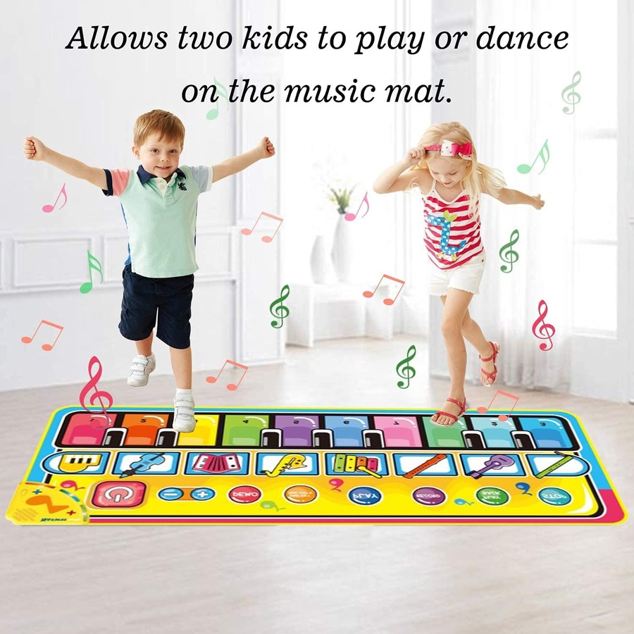 Kids Musical Piano Mats - Educational Floor Keyboard for Toddlers