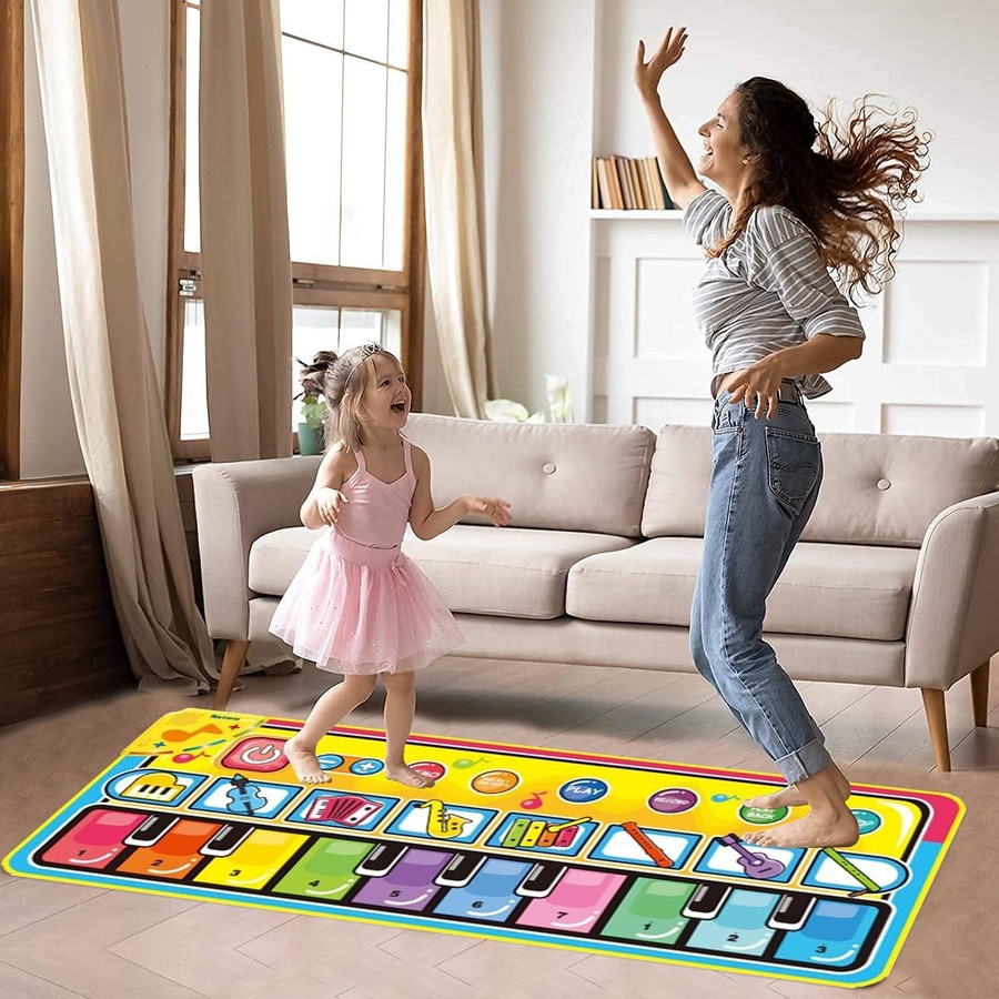 Kids Musical Piano Mats - Educational Floor Keyboard for Toddlers