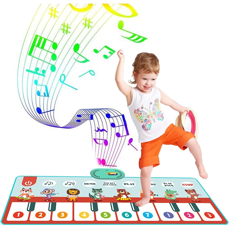 Kids Musical Piano Mats for Toddlers - Big Floor Keyboard Playmat