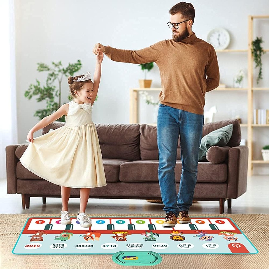 Kids Musical Piano Mats for Toddlers - Big Floor Keyboard Playmat