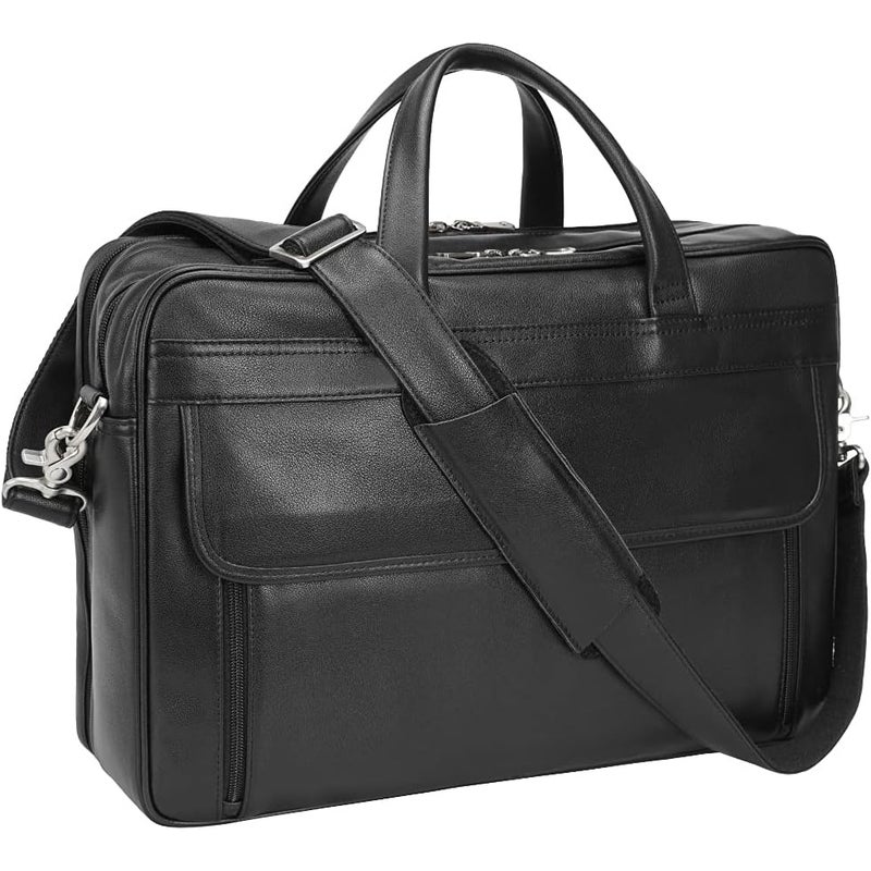 Buy Leather Briefcase Men 17