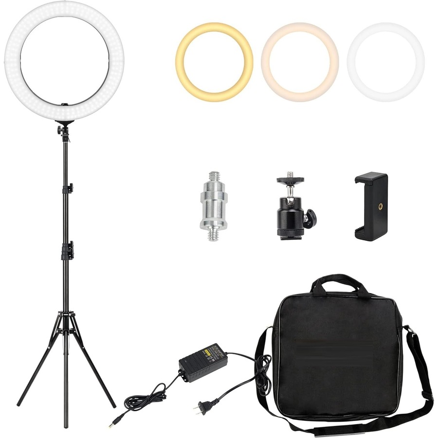 LED Ring Light Stand Dimmable BiColor
