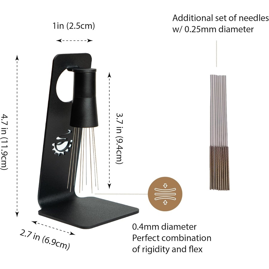 Magnetic Coffee Stirrer WDT Tool with Stand for Espresso