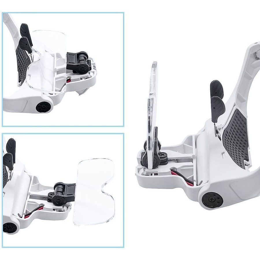 Magnifying Glass Light Close Work Rechargeable Headband Reading Jewelry Watch Repair