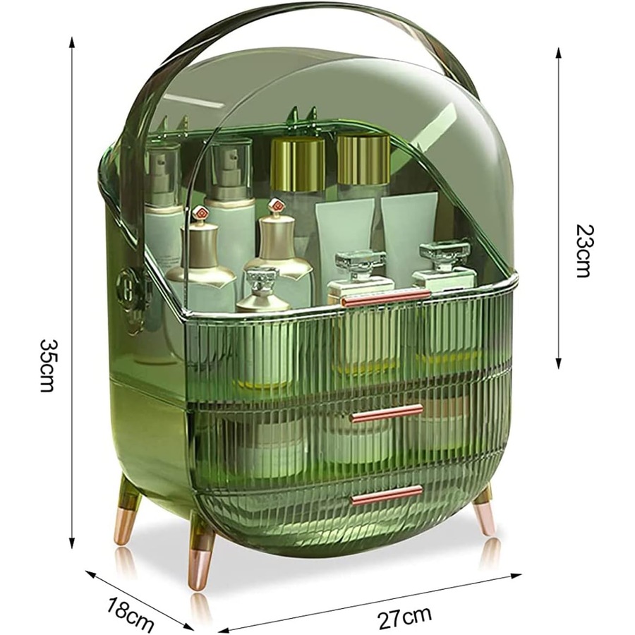 Makeup Storage Organizer Large Capacity Cosmetics Display Case