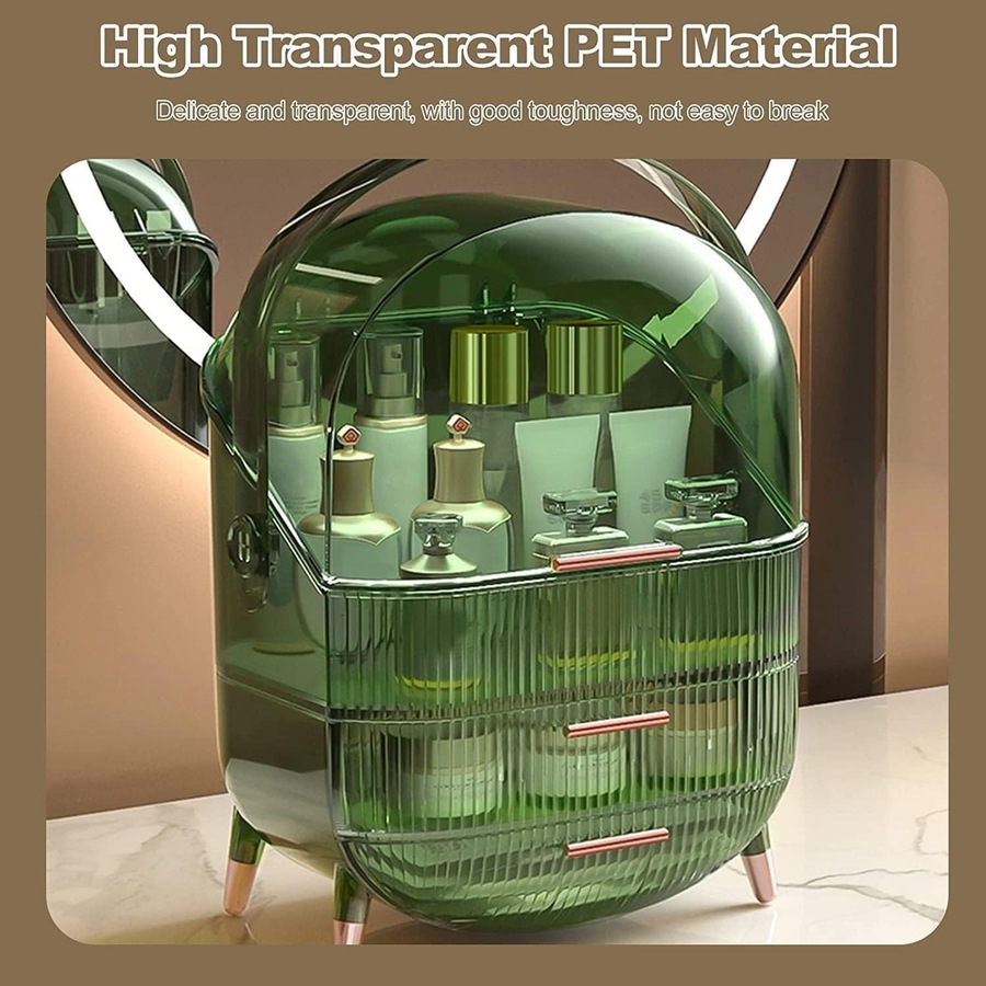 Makeup Storage Organizer Large Capacity Cosmetics Display Case