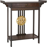 Narrow Entryway Console Table Storage Rustic