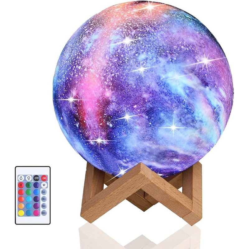 Buy Night Light Kids Moon Lamp 16 Colors LED MyDeal
