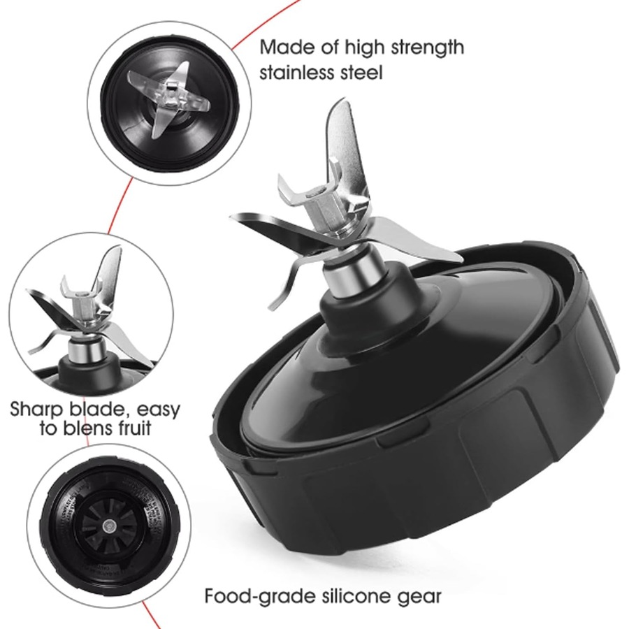 Ninja Blender Blade Replacement Parts - 7 Fins Accessories