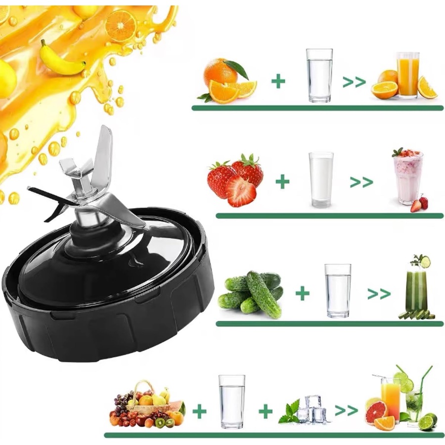 Ninja Blender Blade Replacement Parts - 7 Fins Accessories