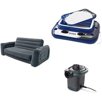 Pack of Pull-Out Inflatable sofa + Pool cooler + Electric Pump