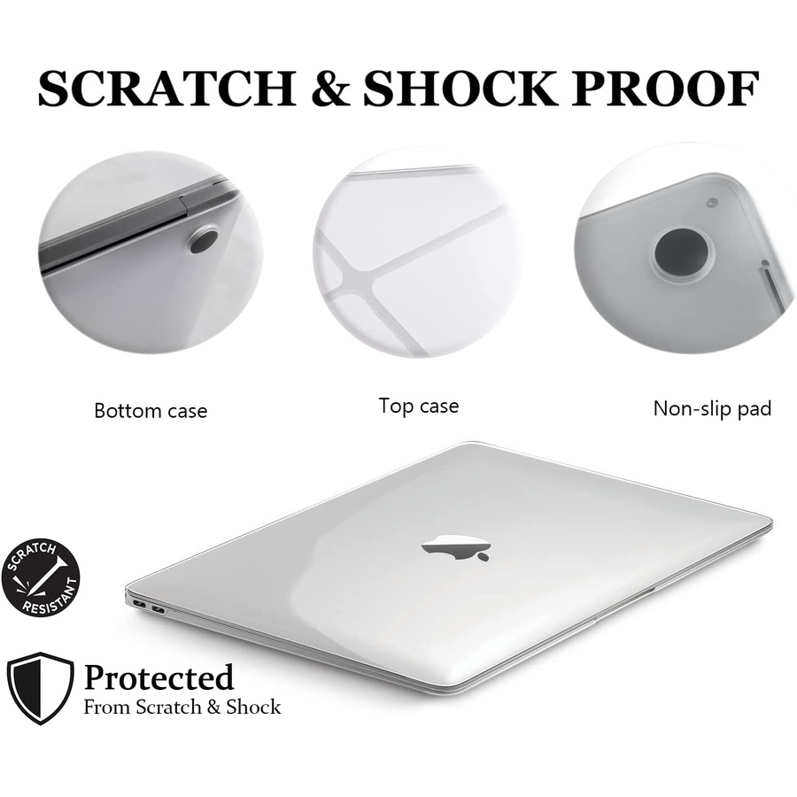 Plastic Hard Case for MacBook Air 13 inch 2010-2017 A1369/A1466 (Crystal Clear Case)