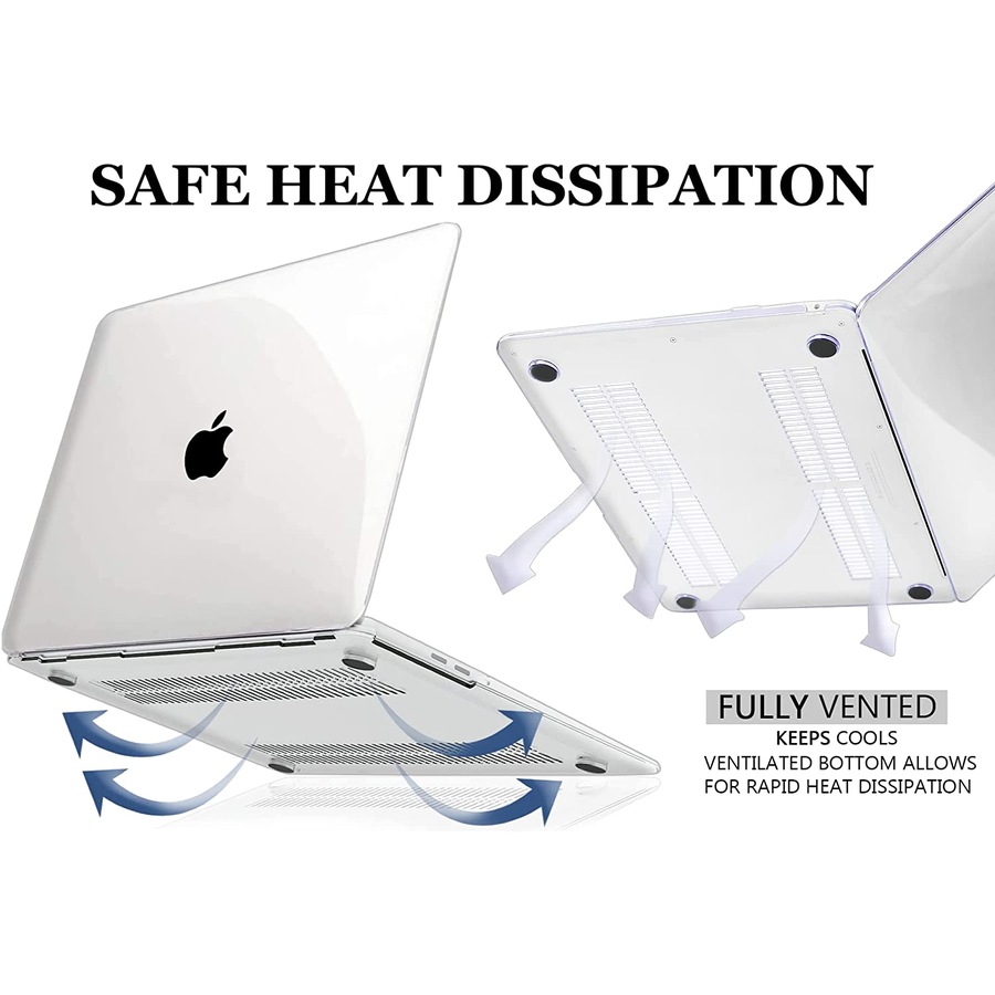 Plastic Hard Case for MacBook Air 13 inch 2010-2017 A1369/A1466 (Crystal Clear Case)