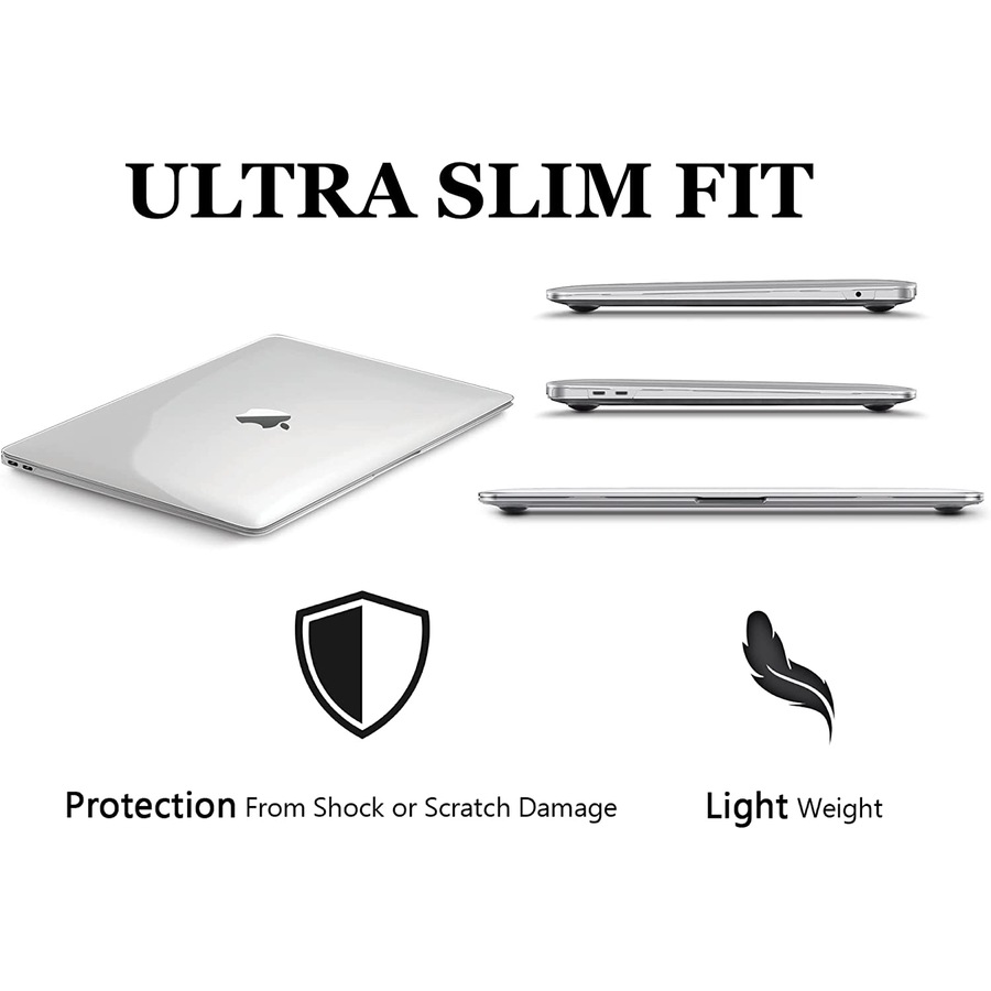 Plastic Hard Case for MacBook Air 13 inch 2010-2017 A1369/A1466 (Crystal Clear Case)