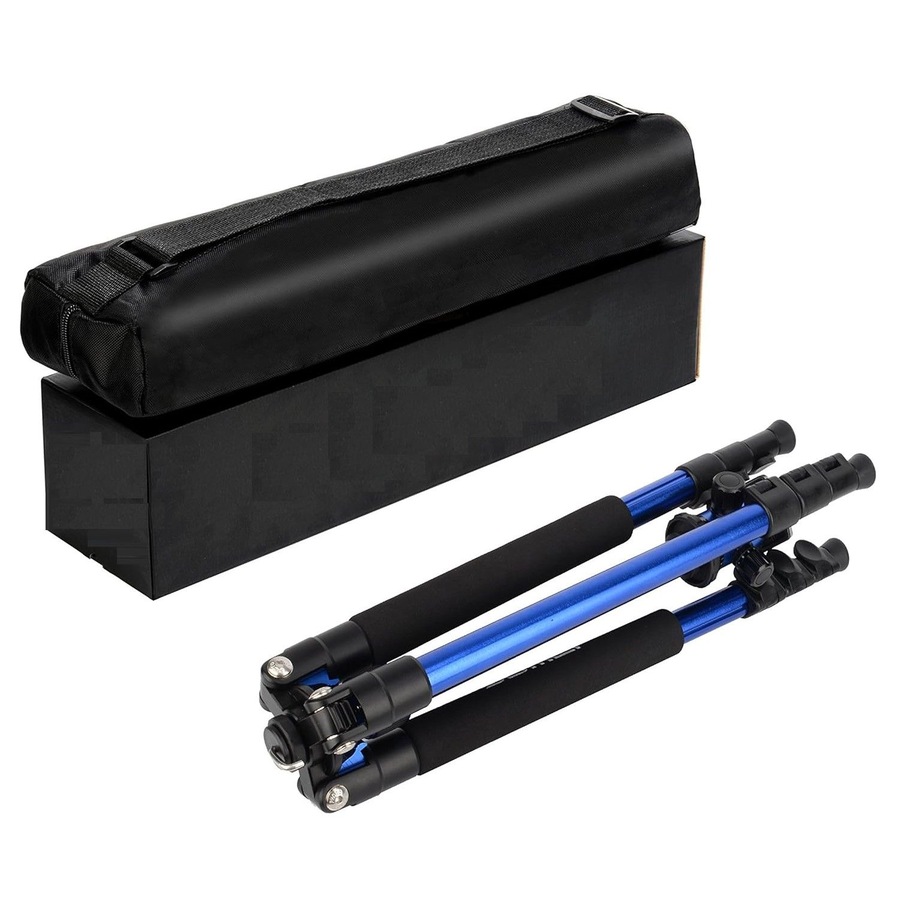 Q555 Camera Tripod Stand for DSLR Canon Nikon Sony ,Blue