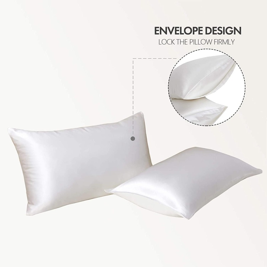 Queen Size Satin Sheets Set, 4pc Soft Silky 2000TC Deep Pocket Bed Sheet Set