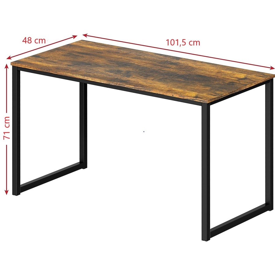 Rustic Brown 40 Computer Desk for Home Office