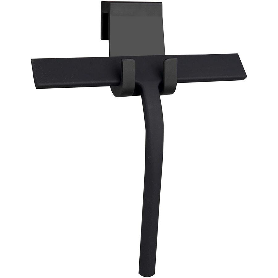 Shower Squeegee Glass Wiper Scraper Cleaner with Silicone Blade with Hook