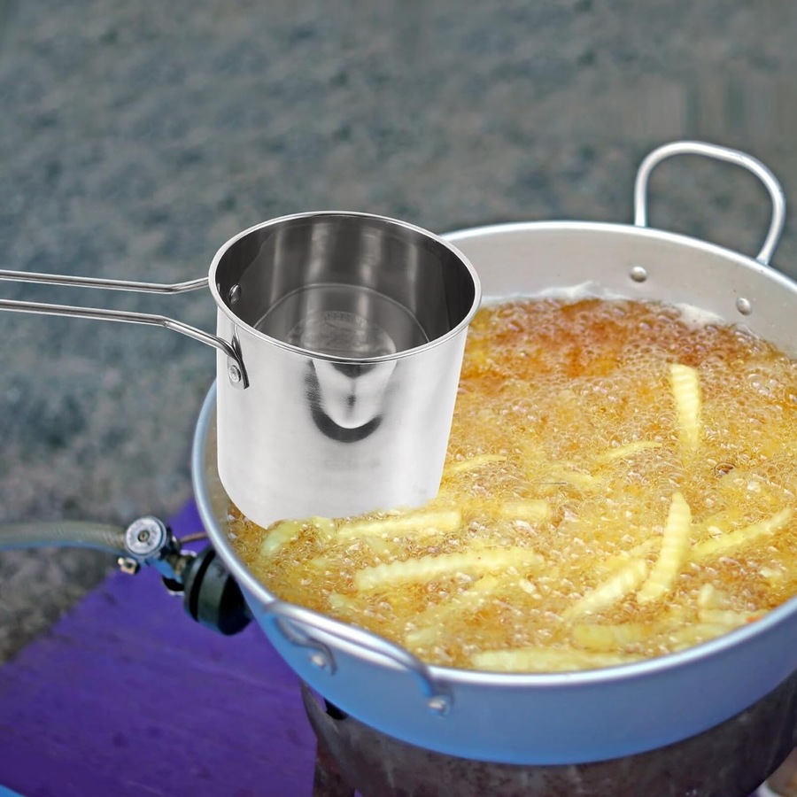 Stainless Steel Fryer Pasta Basket - Spaghetti Strainer for Pot