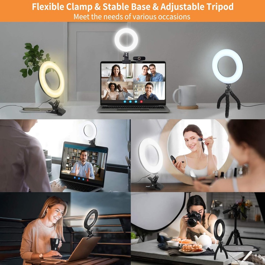 Video Conference Lighting Kit Ring Light