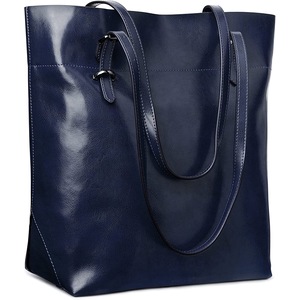 Vintage Genuine Leather Tote Shoulder Bag, Handbag Big Large Capacity Upgraded 2.0