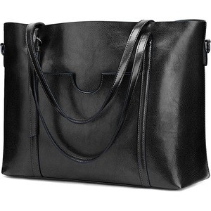 Women's Vintage Genuine Leather Tote Shoulder Bag Handbag,