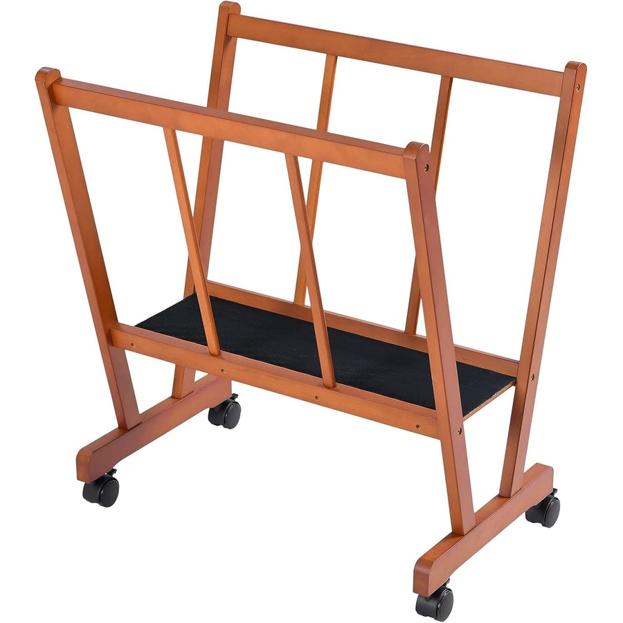 Buy Wood Large Print Rack Castors Artist Storage Display Premium 47 ...