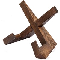 Wooden Cookbook Stand for Kitchen Counter - Farmhouse Recipe Display