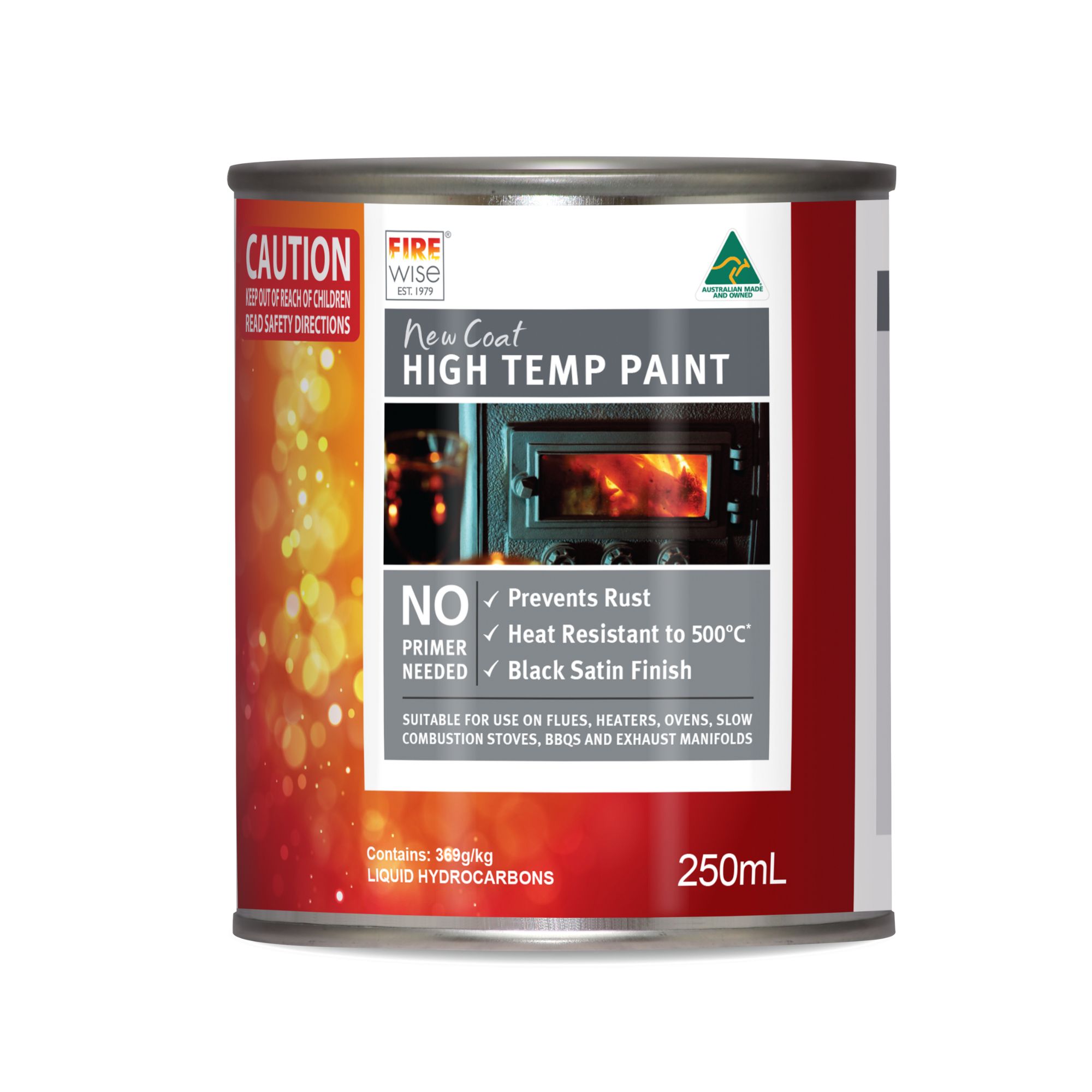 Firewise New Coat High Temp Paint 250mL Australia