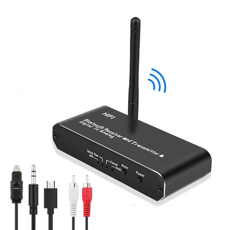 Buy Bluetooth 5.0 Transmitter Receiver Wireless Audio HiFi Music Long