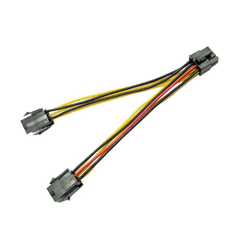 2 6 Pin To 8 Pin Adapter Buy Dual 6-Pin Female to 8-Pin Male GPU Power Adapter Cable - MyDeal