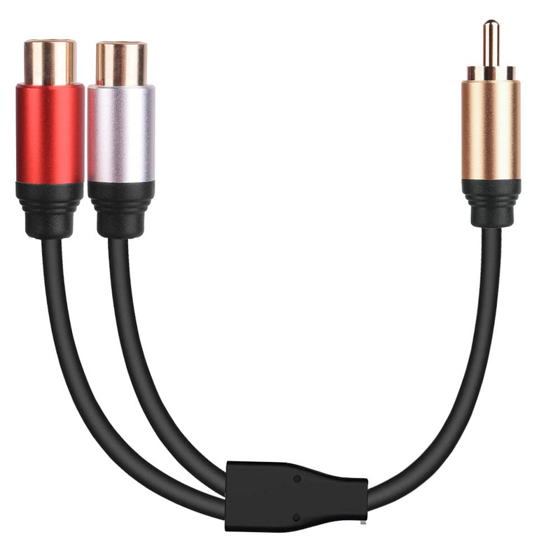 Buy RCA/Phono Splitter Cable RCA Male to Dual Female Stereo Audio Y