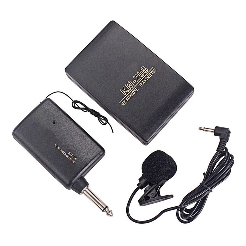 Buy Wireless Microphone Lavalier Lapel Mic Receiver Transmitter MyDeal