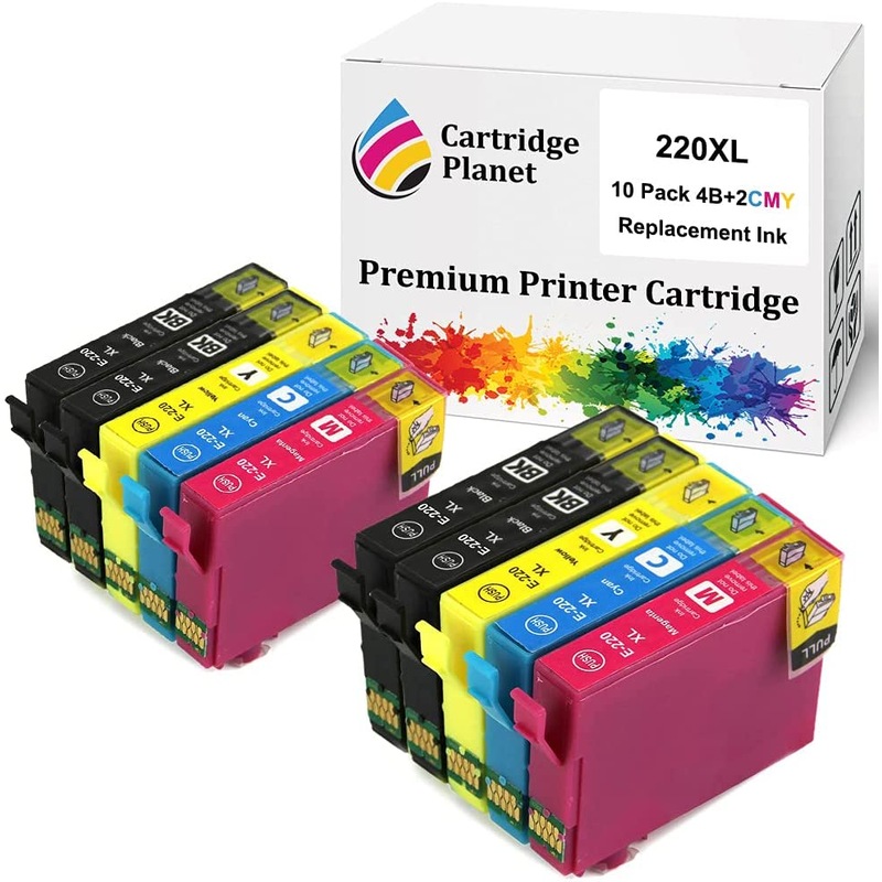 Buy 10 Pack (4BK,2C,2M,2Y) Compatible Ink for Epson 220XL for Epson