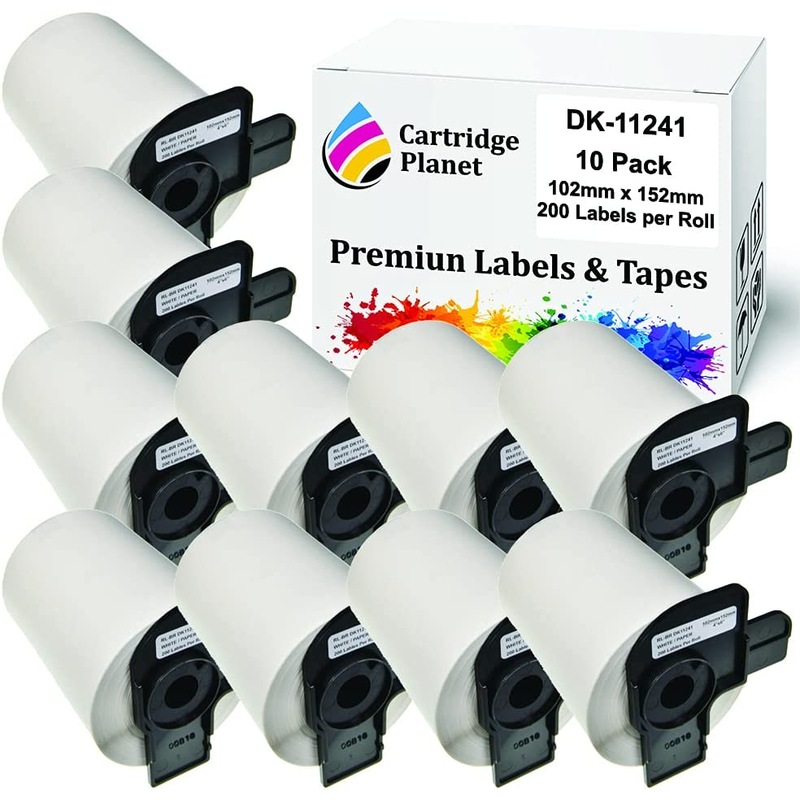 Buy 10 Pack Compatible Label Roll for Brother DK11241 DK11241 102mm x