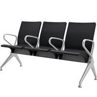 3 Seater Beam Seating with Armrest Medical Centre Public Place Waiting Chairs