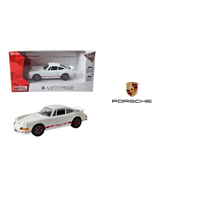 Buy Mondo Motors Vintage Porsche 911 2,7 RS 1973 143 Die Cast Vehicle MyDeal