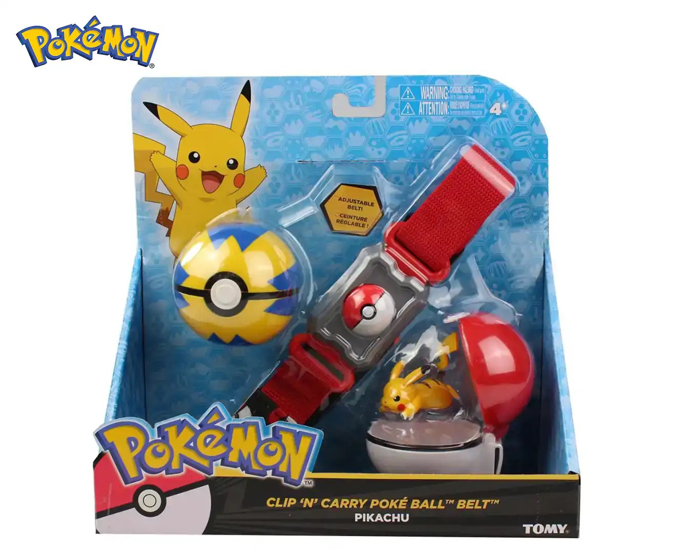 Buy Pokemon Clip 'N Carry Pok Ball Belt Set Pikachu - MyDeal