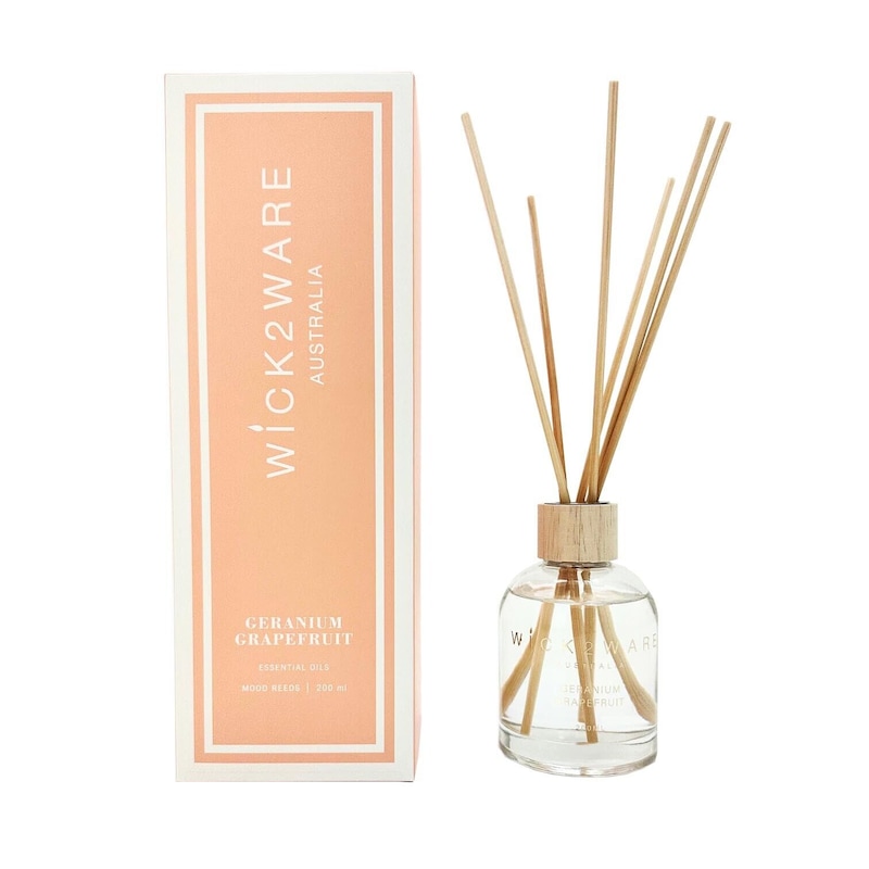 Buy Wick2Ware Australia Geranium Grapefruit Fragrance Reed Diffuser ...