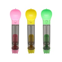 Pet Swift 4 in 1 Dog Water Bottle Pet Feeder with Food Storage