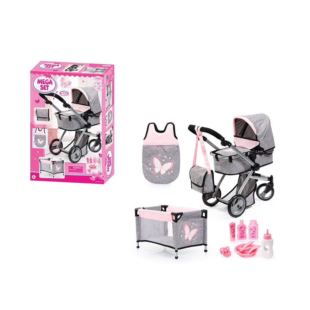 Doll pushchair clearance set