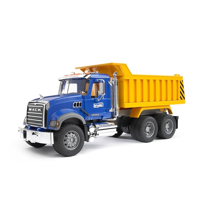 Buy Bruder Licensed 1:16 Scale Mack Granite Tip Truck Model Toy Yellow ...